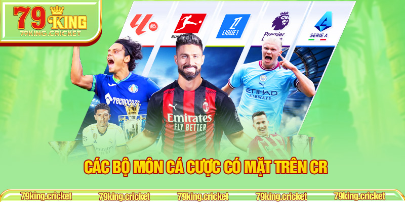 Các Bộ Môn Cá Cược Có Mặt Trên CR