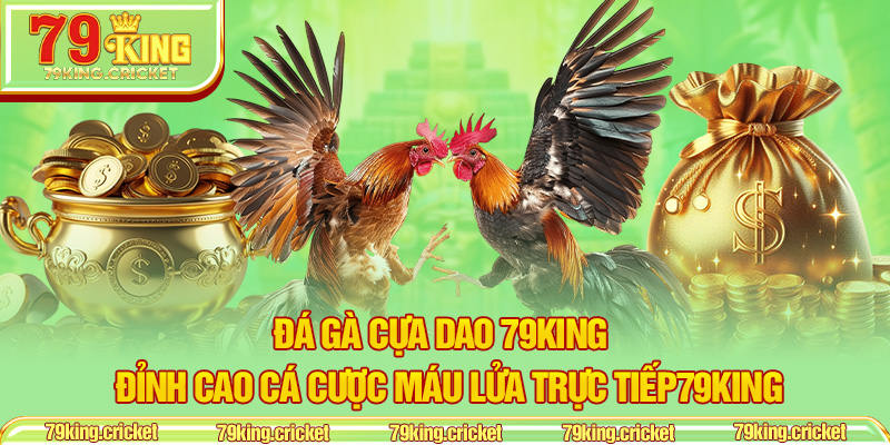 Đá Gà Cựa Dao 79KING – Đỉnh Cao Cá Cược Máu Lửa Trực Tiếp 79KING
